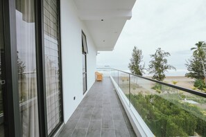 Vue sur la plage/l’océan