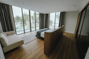 Vue sur la plage/l’océan