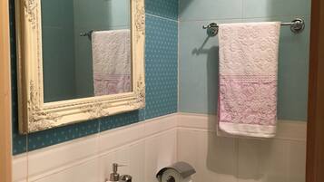 Sèche-cheveux, serviettes fournies, papier toilette