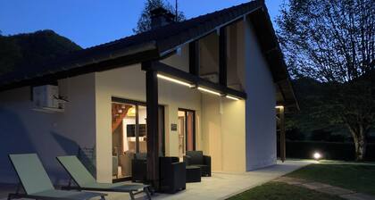Chalet Le Lison 4 rooms Franche Comté quiet river animals accepted