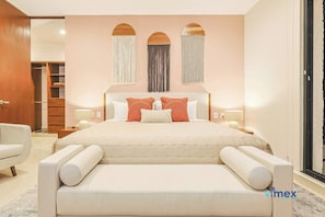 4 chambres, coffres-forts dans les chambres, fer et planche Ă repasser