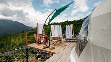 Tenda Mewah, pemandangan gunung | 1 kamar tidur dan Wi-Fi gratis
