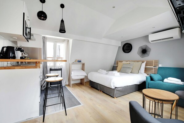 Leilighet | 1 soverom og strykejern/-brett