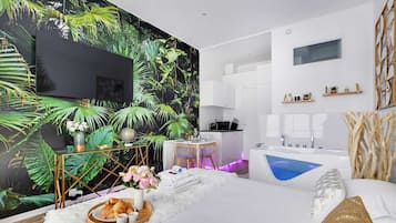 1 habitación y espacio para trabajar con laptop