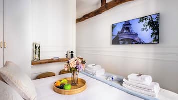 Căn hộ | 1 phòng ngủ, bàn ủi/dụng cụ ủi quần áo, bộ trải giường