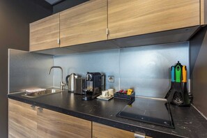 Private kitchen - Elegant Studio - 4P - Passy / Tour Eiffel (Paris)