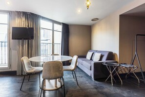 Living area - Elegant Studio - 4P - Passy / Tour Eiffel (Paris)