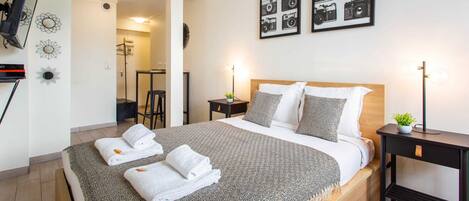 Appartement | 1 chambre, espace de travail pour ordinateur portable