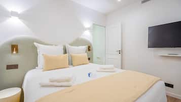 Departamento | 1 habitación, tabla de planchar con plancha y ropa de cama