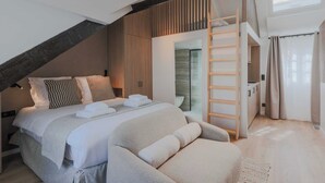 公寓 | 2 間睡房、手提電腦工作空間、熨斗/熨衫板、床單