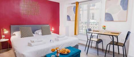Apartamento | 1 dormitorio y espacio para trabajar con un portátil
