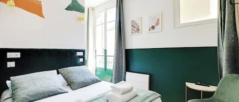 Apartamento | 1 quarto, espaço de trabalho para notebook