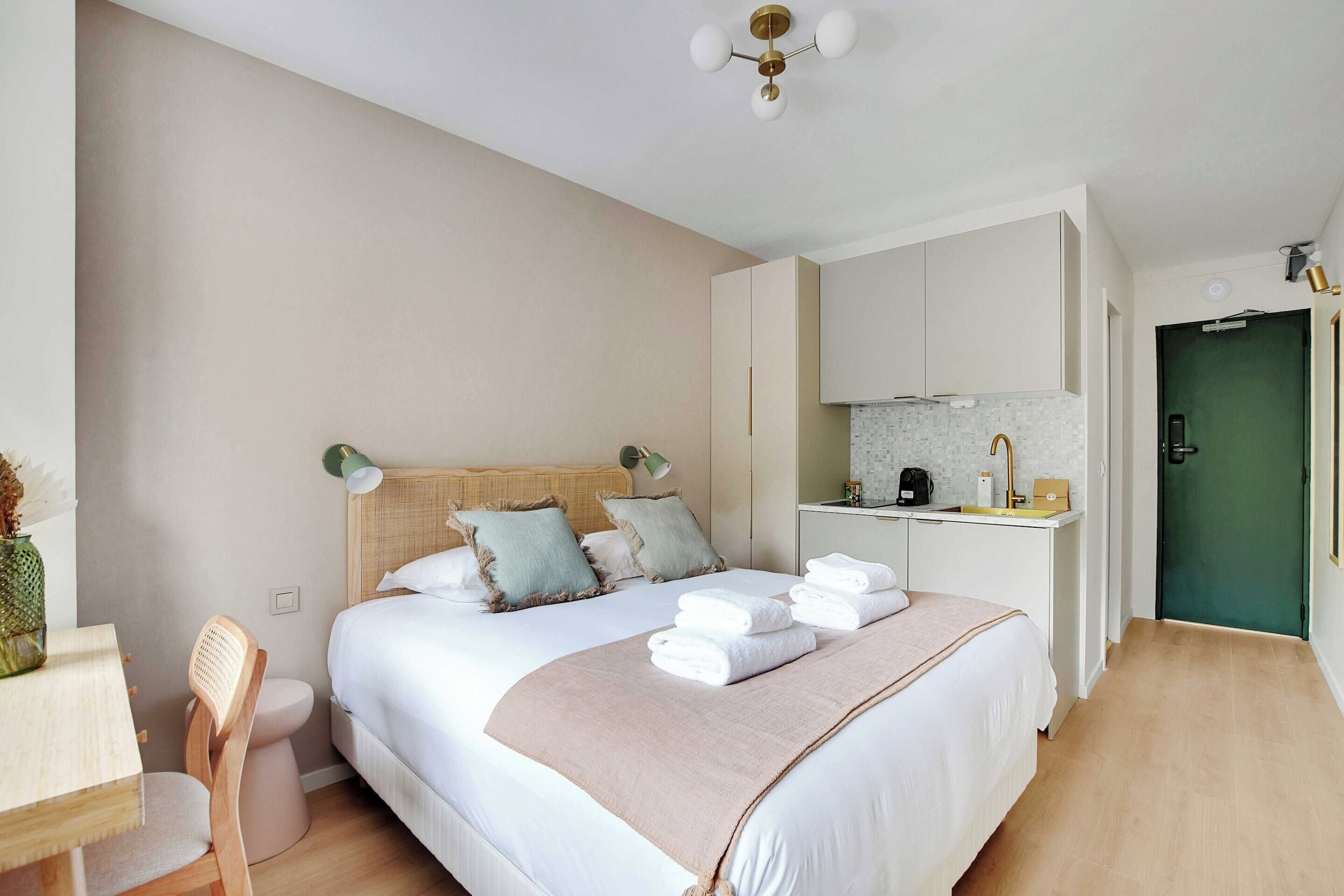 Apartamento | 1 dormitorio y espacio para trabajar con un portátil