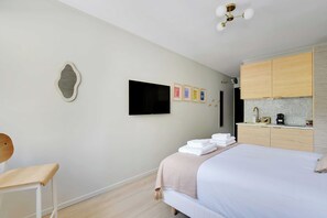 Appartement | 1 chambre, espace de travail pour ordinateur portable