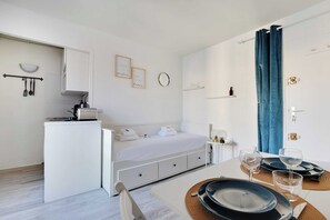 Appartement | 1 chambre, espace de travail pour ordinateurs portables