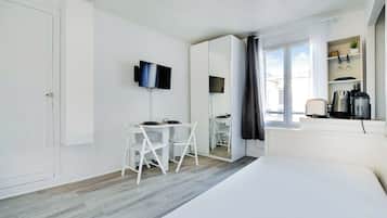 Apartamento | 1 quarto, espaço de trabalho para notebook