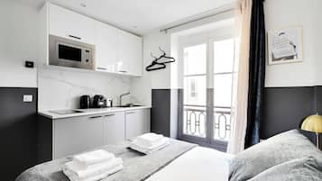 Appartement | 1 chambre, espace de travail pour ordinateur portable