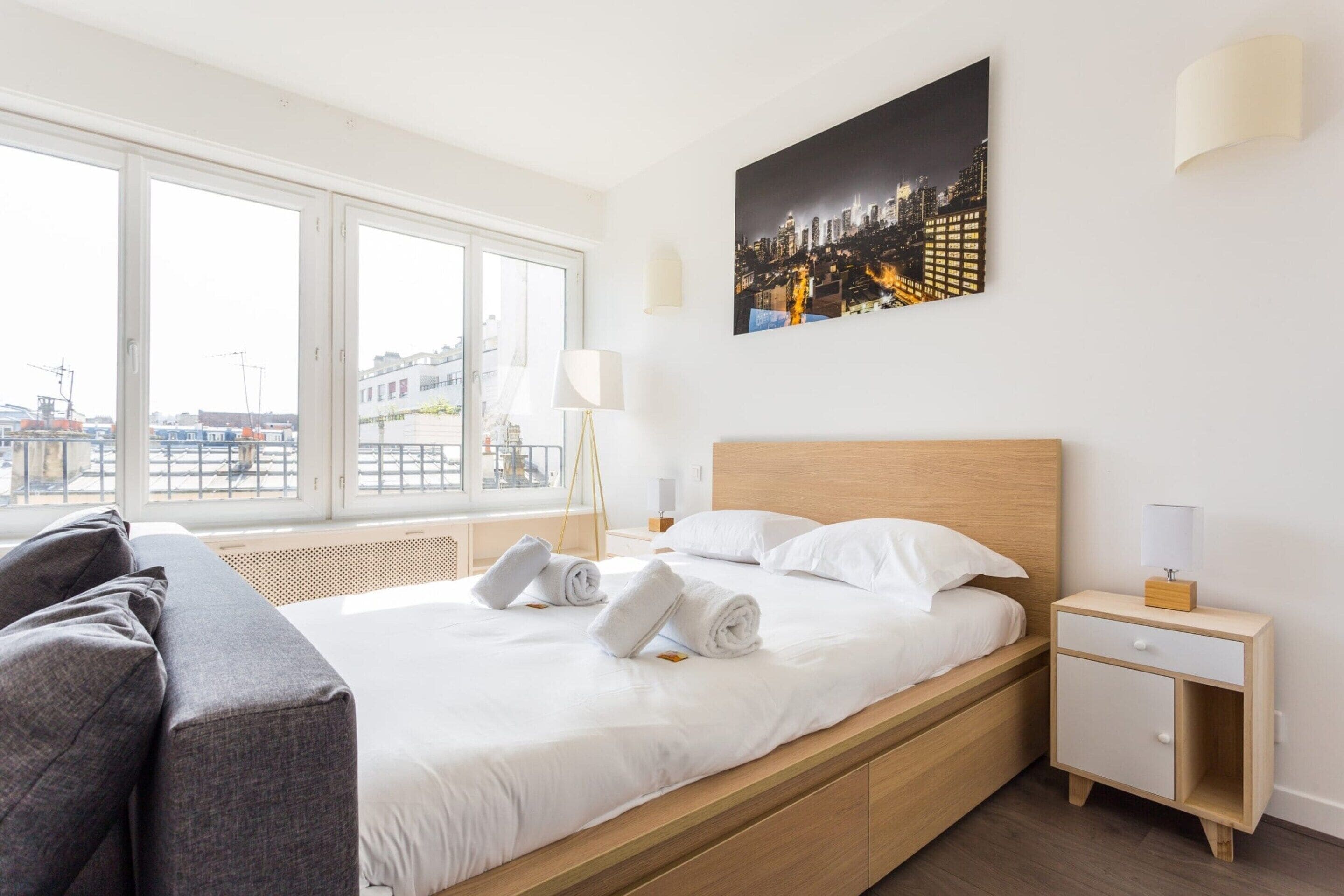 Apartment | 1 bedroom, laptop workspace, iron/ironing board, bed sheets