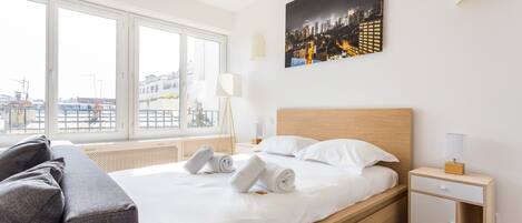 Appartement | 1 chambre, espace de travail pour ordinateur portable