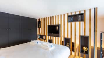 Apartamento | 1 quarto, espaço de trabalho para notebook