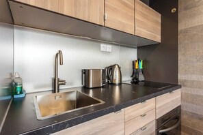 Private kitchen - Cosy Studio - 4P - Passy (Paris)