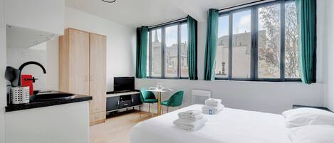 Appartamento | 1 camera, postazione laptop, ferro/asse da stiro, lenzuola