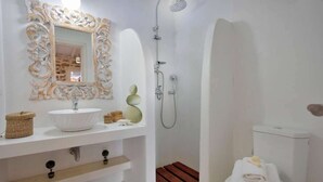 Shower, hair dryer, towels - Villa Princess 6 private with Pool Panormos Beach (Mykonos)