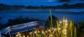 A cute secluded hut with ocean views