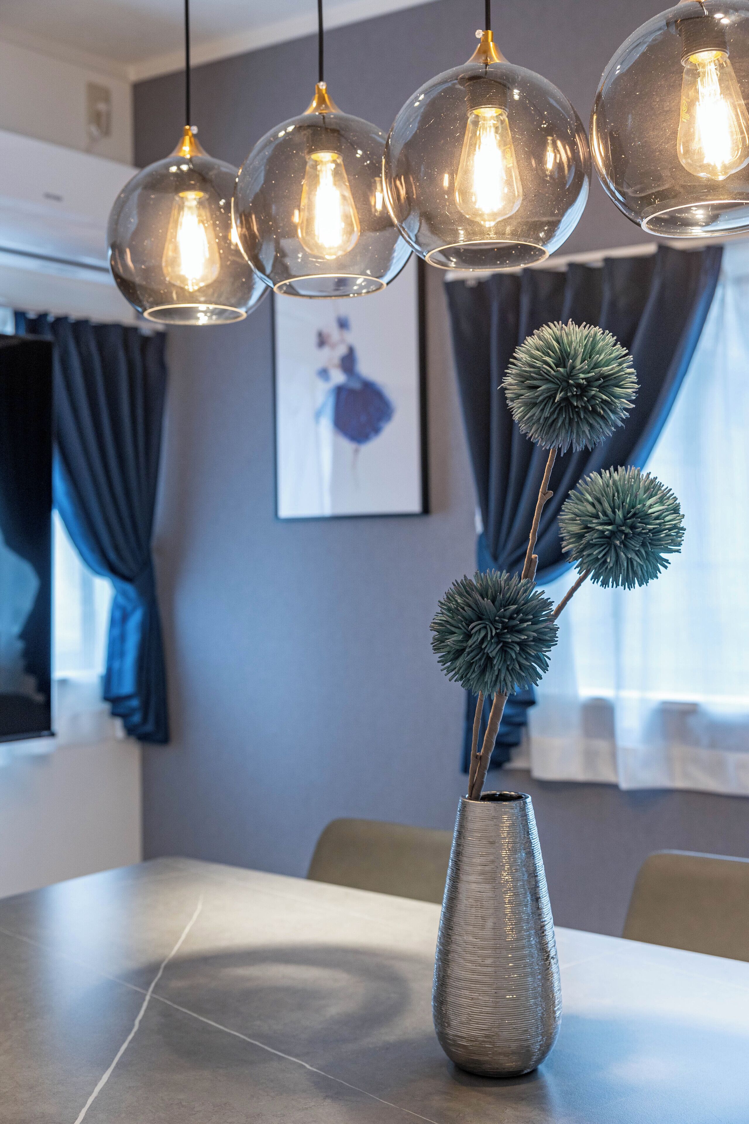 Spiseområde på rommet