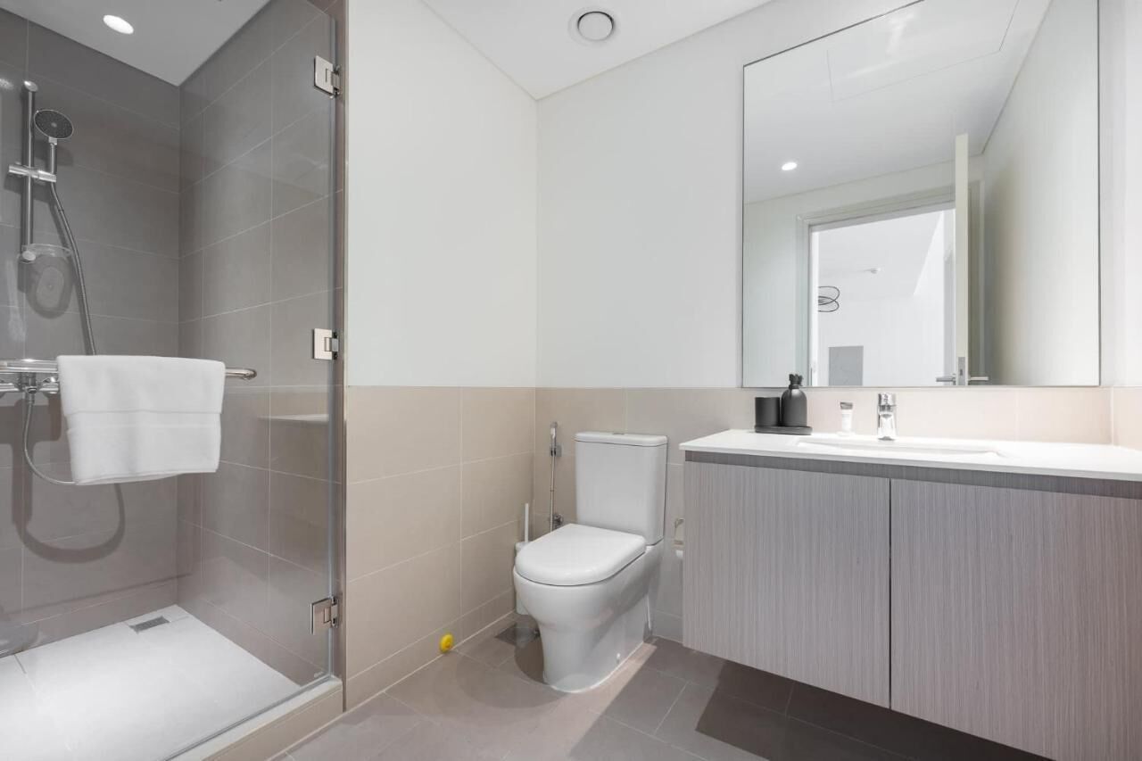 Appartamento, balcone, vista città | Bagno
