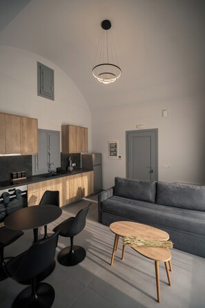 Suite Élite, vue sur la mer | Salle à manger