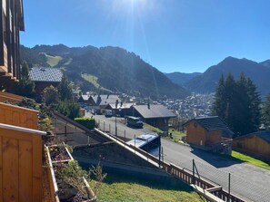 Blick von der Unterkunft