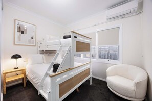 3 bedrooms, iron/ironing board, travel cot, WiFi