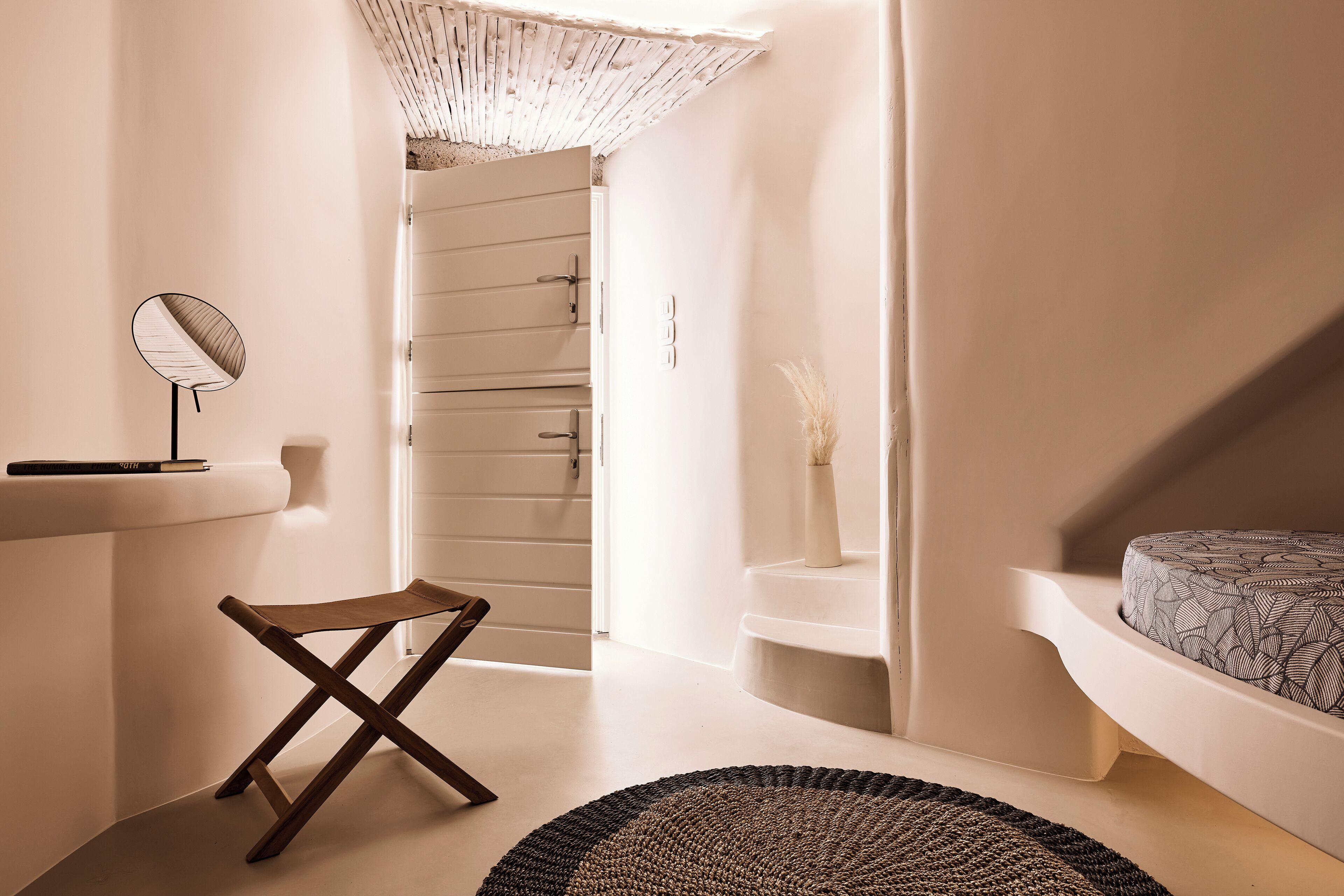 Windmill Karamitsos since 1859 | Living area | 42-inch flat-screen TV with cable channels