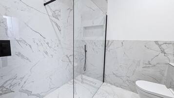 Towels, soap, toilet paper