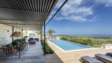 Una piscina riscaldata