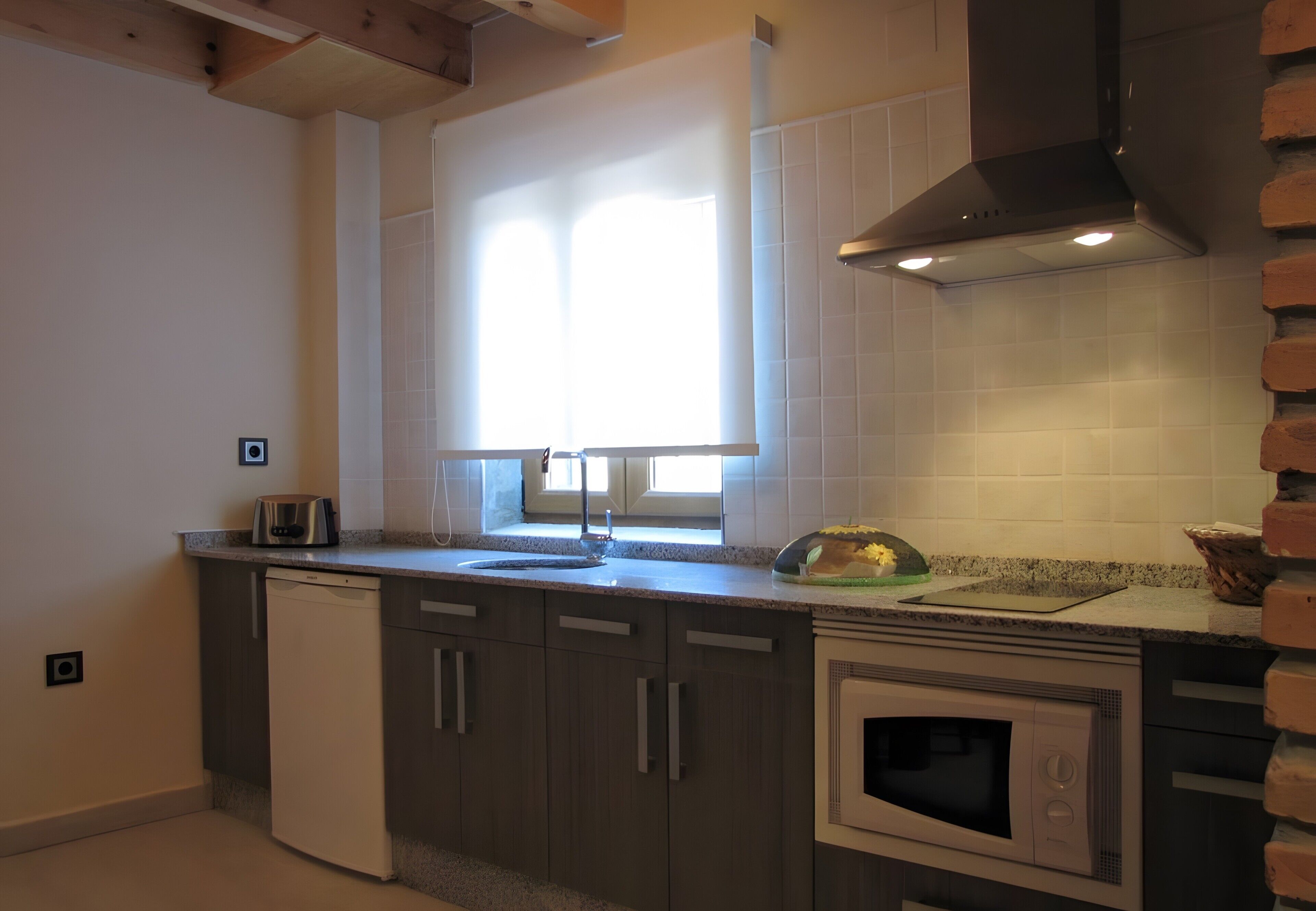 Kühlschrank, Mikrowelle, Herdplatte, Geschirrspüler