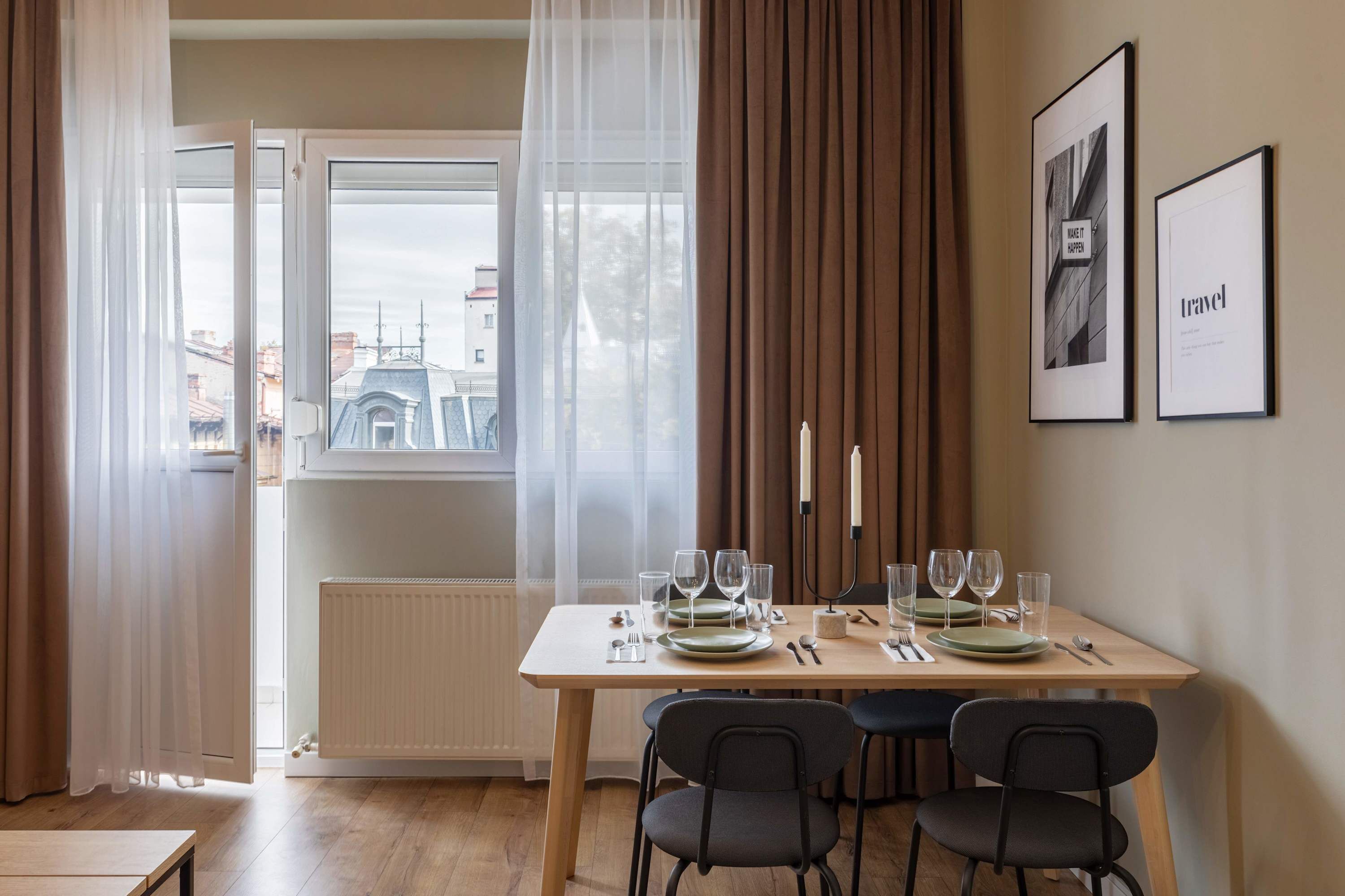 公寓 | 1 間臥室、書桌