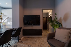 Apartment | 2 bedrooms, Internet - Chic Black White 2BR Retreat on Dambovitei (Bucharest)