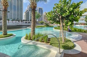 Pool - Brand New 2BR IN Vida Residences Creek Beach (Dubai)