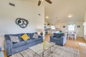 Interior - Walk to Beach: Gulf-view Home in Surfside Beach! (Freeport)