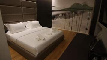 Standard Double Room, City View | Desk, laptop workspace, soundproofing, iron/ironing board