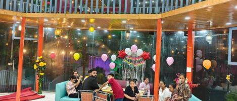 Área para aniversários