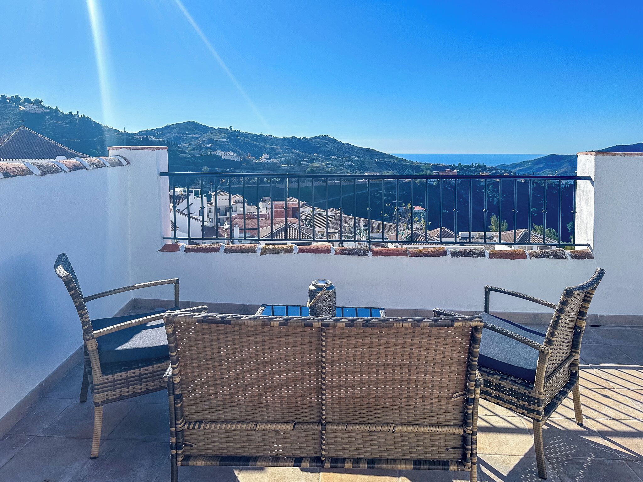 Landuitzicht vanuit accommodatie