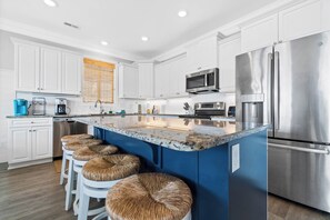 Fridge, microwave, coffee/tea maker