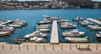Apartment Vindobona in Mali Lošinj, offers a balcony and a terrace with a beautiful sea view. <br>