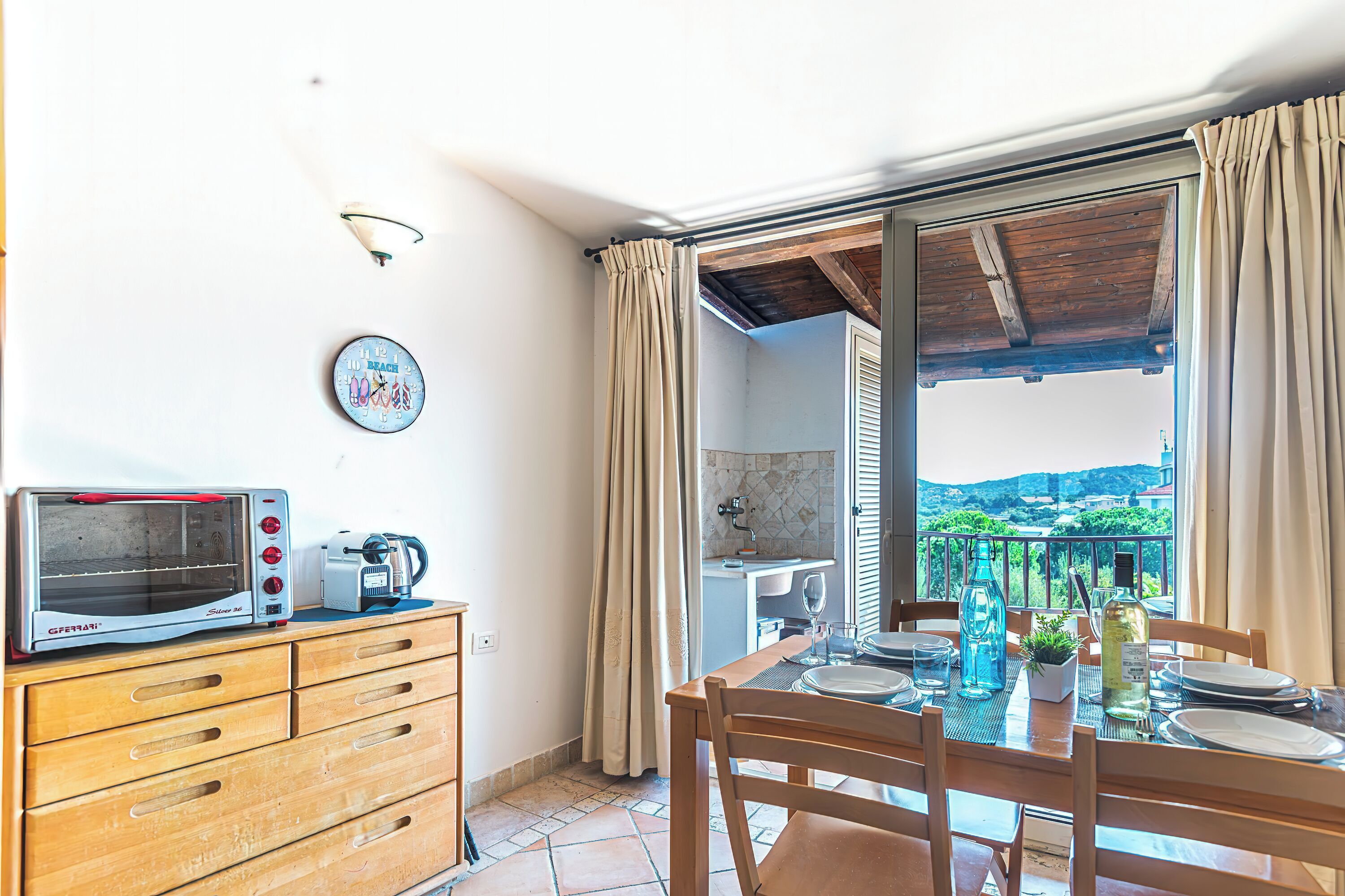 Apartamento família, vários quartos, 2 banheiros (Ceraso Sunset) | Opções para refeição