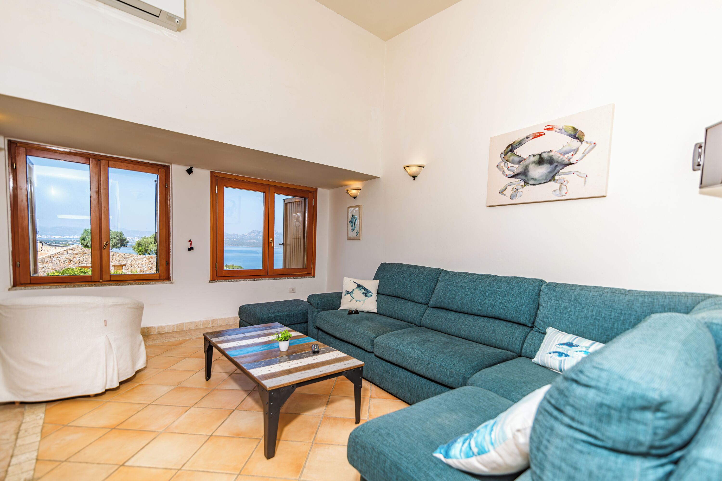 Family Apartment, Multiple Bedrooms, 2 Bathrooms (Ceraso Sunset) | Living area