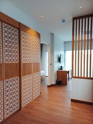 Suite estudio junior, vistas al jardín | Zona de estar