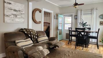 TV connectée, cheminée